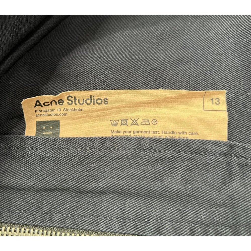 Acne Studios Bicolour Panel Face Patch Workwear J… - image 7